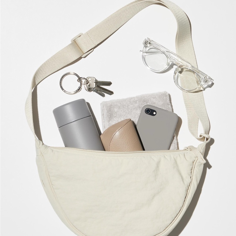 Cream Crossbody Bag